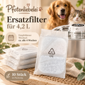 Pfotenliebelei Ersatzfilter für 4,2-L-Trinkbrunnen – 10 Stück
